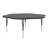 Laminate Adjustable Rectangle 6 Students Activity Table-55809117