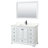 Deborah 48 " W Freestanding Standard Free Standing 1 Single Vanity Bathroom Vanity With Quartz Top with Mirror-98115306-92725355-92725354