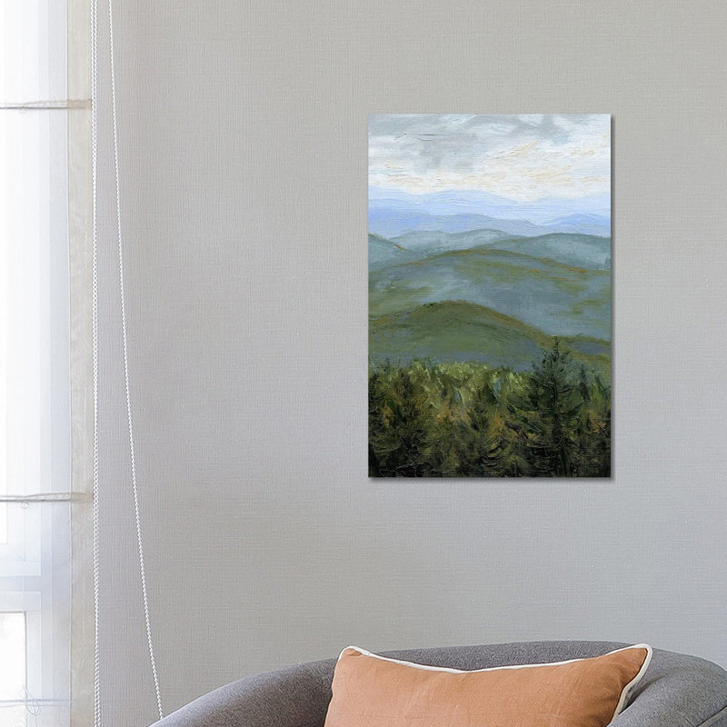 Blue Ridge Mountains II by April Moffatt - Wrapped Canvas Gallery-Wrapped Canvas Giclée, 66.04 cm H x 45.72 cm W
