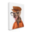 «Stupell Industries Schoundrel Dog in Glasses», art mural sur toile par Karen Smith-91327193-91327196