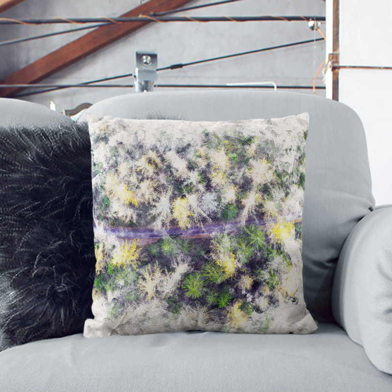 Forest in Austria Cushion with Filling, 55cm H x 55cm W x 20cm D