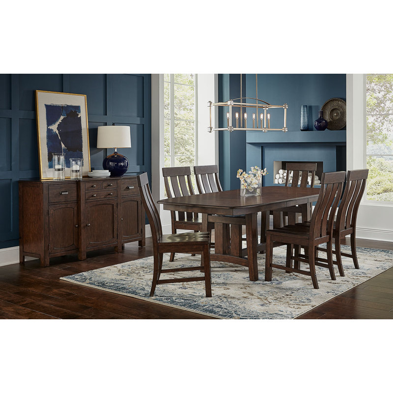 Extendable Solid Wood Dining Table