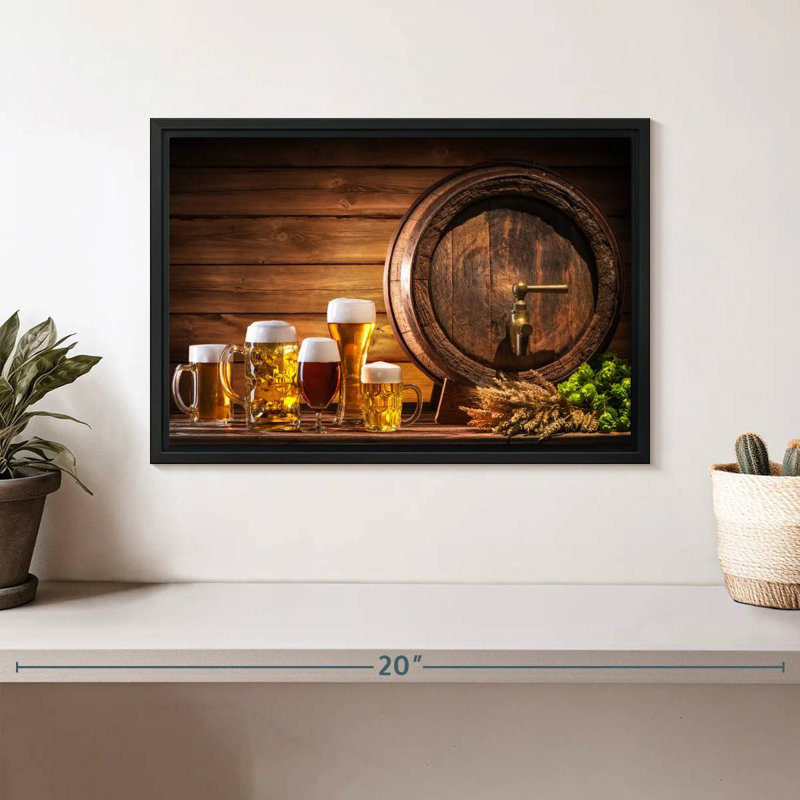 Yarlin Beer Barrel, 9" H x 13" W