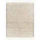 Clover Moroccan Handmade Cotton Gray/Cream Area Rug