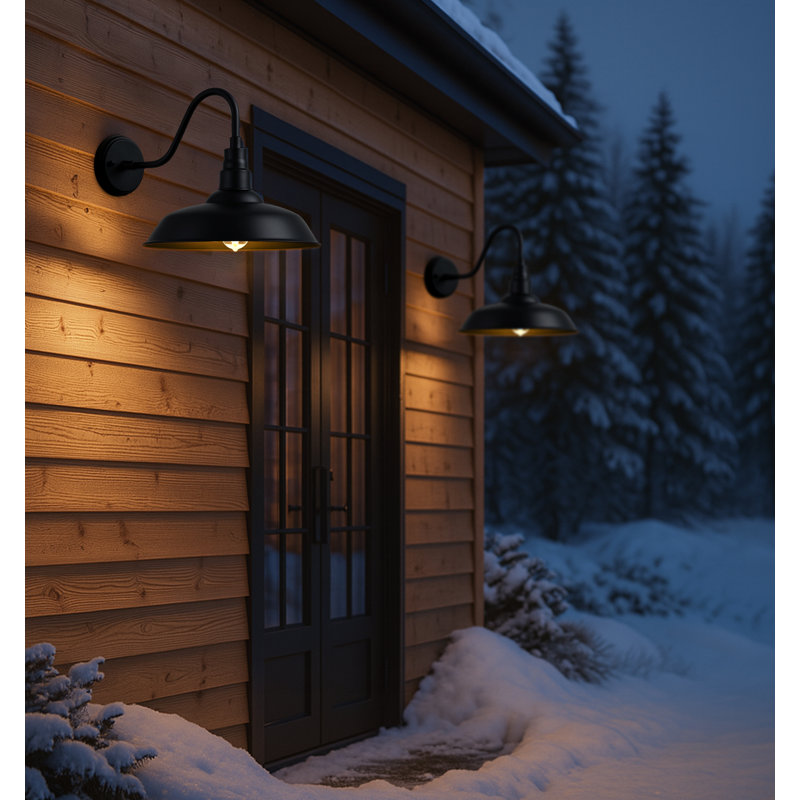 Outdoor Barn Light, 14" H x 14" W x 20" D