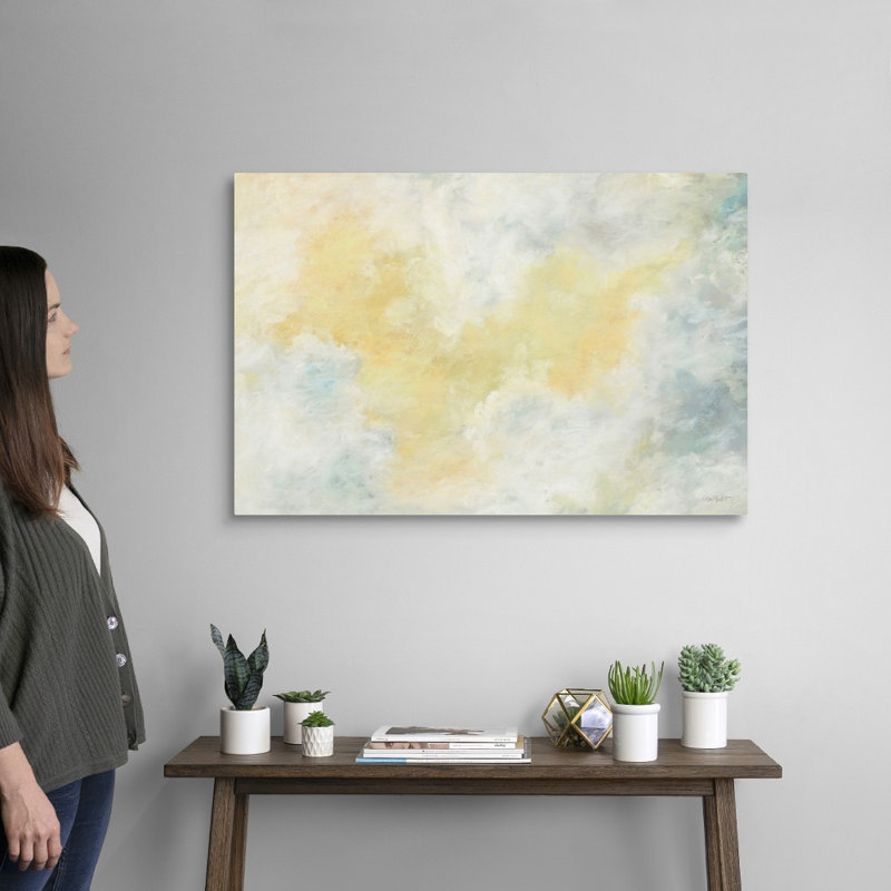 «Golden Sky 01» par Lisa Audit - reproduction d'art, Toile tendue, H 24 po x l 36 po x P 1,25 po