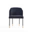 Chaise de salle à manger en noir