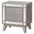  Larissa 2-drawer Nightstand Metallic Mercury