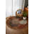 Modern Collection Digital Print Cotton-Polyester Brown Geometric Rug-1839843075