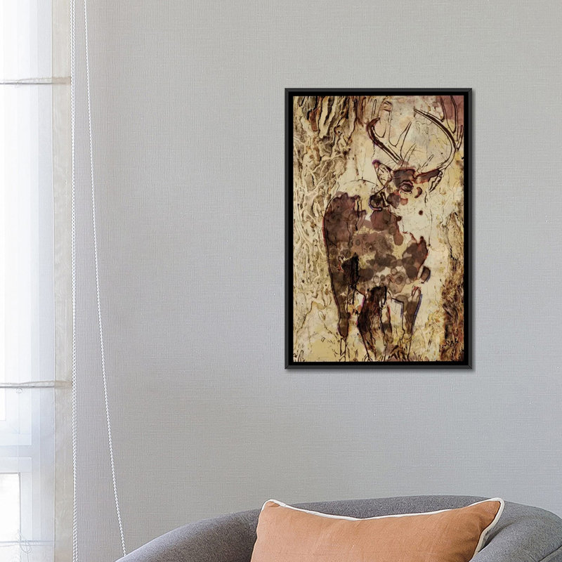 Rustic, 26" H x 18" W x 1.5" D, Black Framed Canvas, No Mat