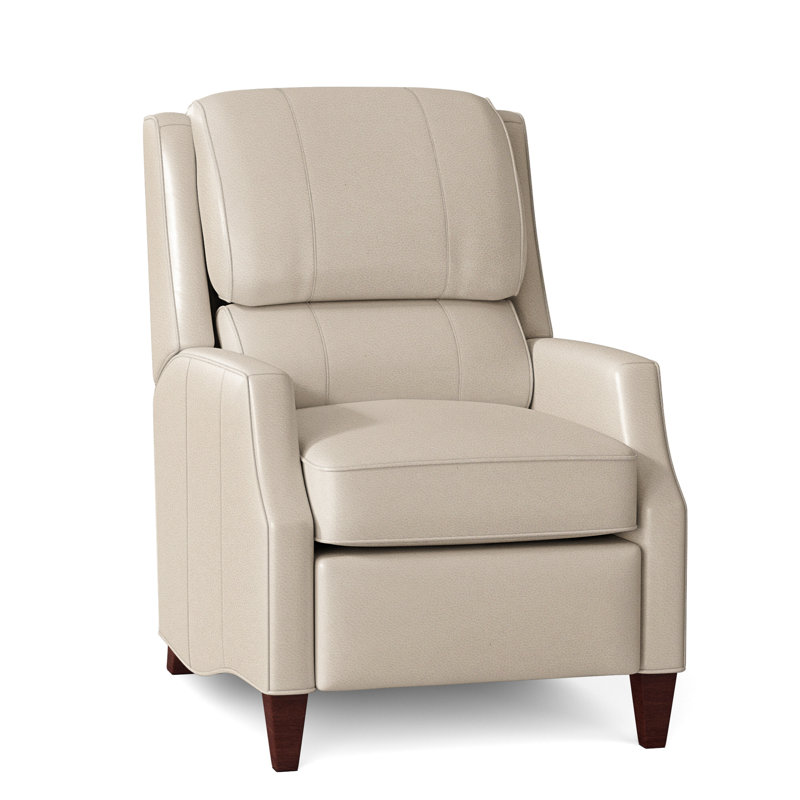 Mauney Recliner, Cobblestone, Manual, Empyrean Tweed Genuine Leather
