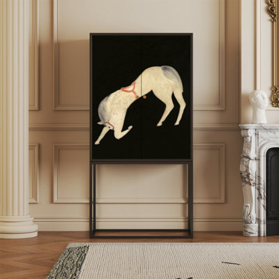 Commode française à pieds hauts rétro