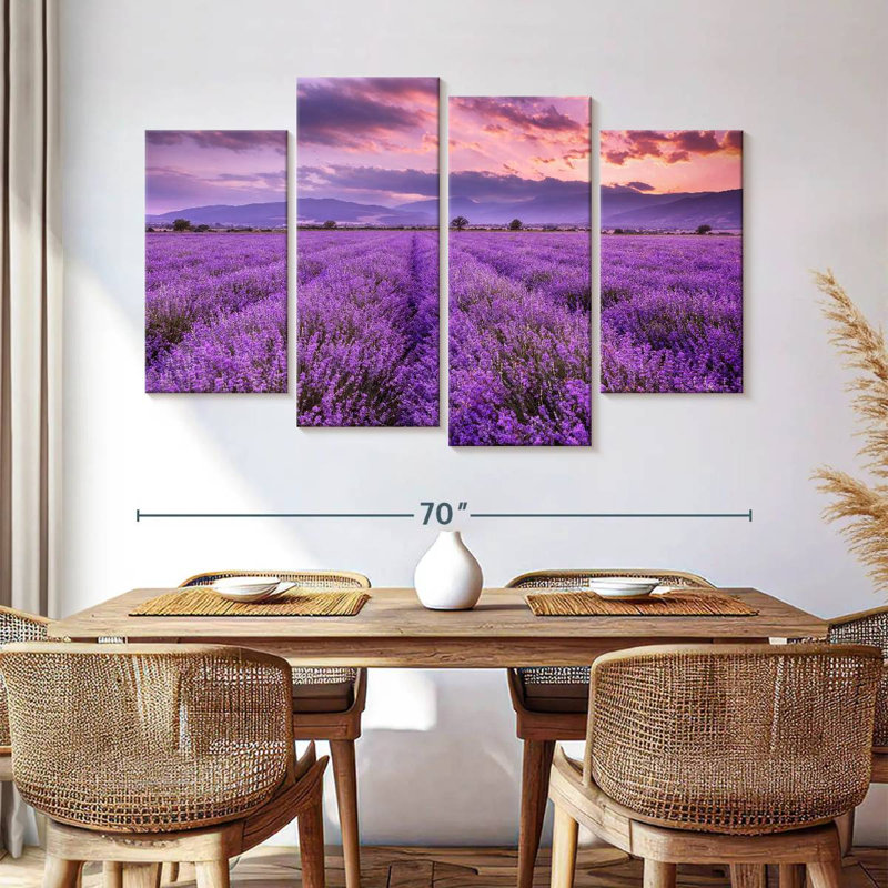 Alvord Lush Lavender Field, 42" H x 68" W