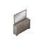 Commode de style moderne en bois 1pc
