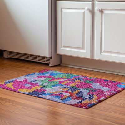 Premium Machine Washable Farolt AMF1906 Geometric Rug