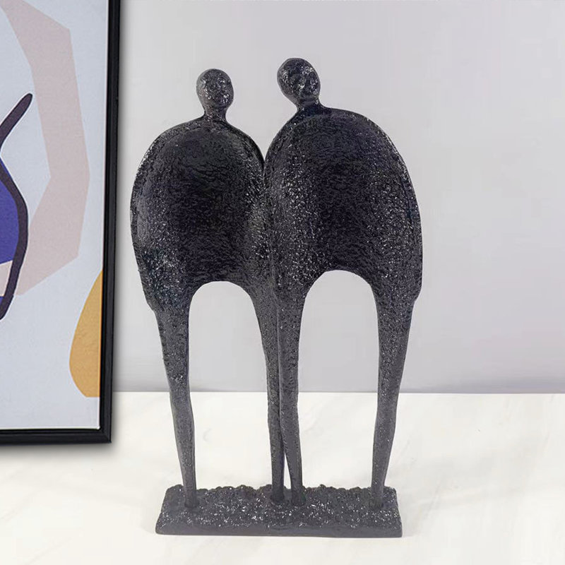 Aghan Abstract Statue, Black
