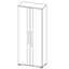 Master 185cm H x 75cm W Bookcase