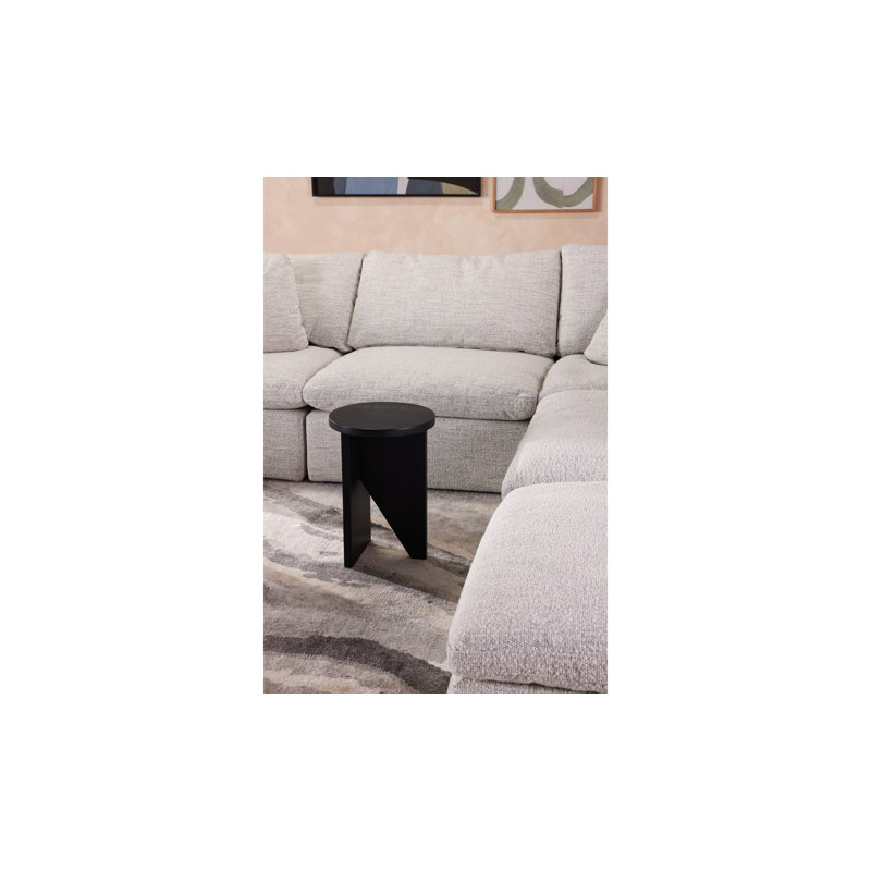 Armand Performance Fabric Ottoman, Light Gray Livesmart®