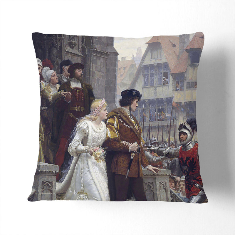 Call To Arms Square Throw Cushion, 55cm H x 55cm W x 20cm D