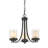 Arie 5-Light Glass Dimmable Chandelier-1478370705
