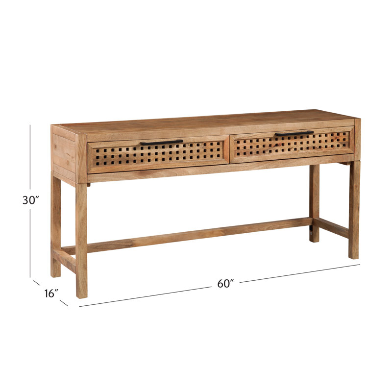 Armond 60'' Solid Wood Console Table