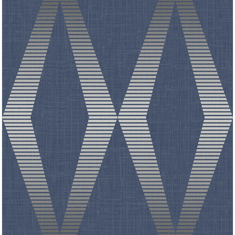Seabrook Designs Karena Diamond Bar, Bleu marine métallique