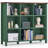 Farmhouse Wood Long Storage Organizer Bookcase-33435129-18540872