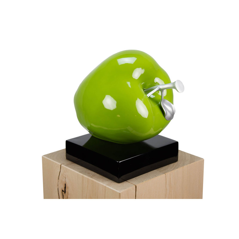 Arwand Seductive Temptation Sculpture, Green/Silver