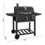 Royal Gourmet  24" Barrel Charcoal Grill with Side Shelves