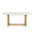 Philip 70"W Genuine Marble Top Dining Table-20077631