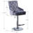 Kiniah Adjustable rotary bar stool