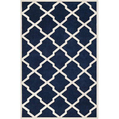 Carolene Hand Tufted Wool Geometric Rug
