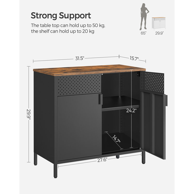 Mirrored Rectangle Accent Cabinet