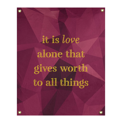 Tapisserie en polyester en faux gemme love quot