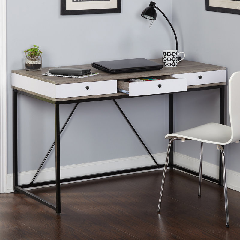 Metal Base Writing Desk