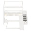 Lit superposé de style maison avec glissade-126665747