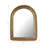 5X7" Mirror In Beaded Arch Frame, Gold