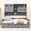 2 Drawers Wood Daybed with Shelves-464308822-464308823
