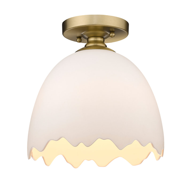 Shell Semi Flush Mount