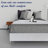 14-Inch Premium Kauly Material Wood Bed Frame, Comfortable Foundation with Acrylic Legs-88868867-88868857