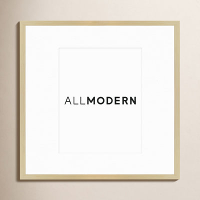 Capullo Wood Matte Picture Frame with Mat