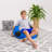 Bean Bag Chair for Kids, Teens, and Adults - Filled with Soft Beads, Includes Removable and Machine Washable Cover - Multiple Colors, Sizes and Fabrics including Soft Nylon & Canvas with Patterns-1783236404-1785356751