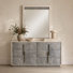 Pavira Dresser With Mirror - Stone