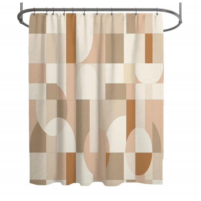 Rideau de douche abstrait - Art Bathroom Decor_12512, H 83 po x l 70 po