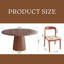 Ensemble de table de salle à manger en bois véritable véritable avec chaises courbées 4/6/8-2066524158-2066524155-2066524150
