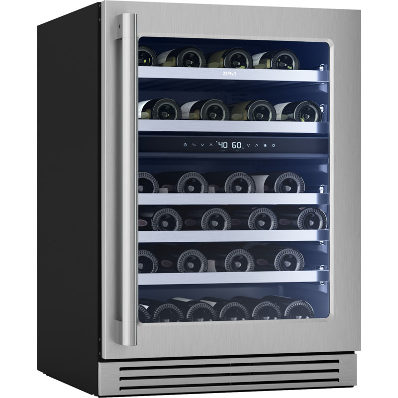 Presrv Pro 24 In. 45-Bottle Dual Zone Wine Cooler