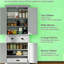 Armoire de cuisine 72,5 po