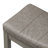 Maven Lane Sophia Wooden Backless Stool with Faux Leather Upholstery-112251011-112251009