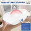 Baignoire de trempage autoportante en acrylique de 61 po x 30 po, drain chromé et trop-plein en forme de perle, conception moderne pour salles de bain luxueuses