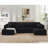 U shape Modular Sectional Sofa-589818091